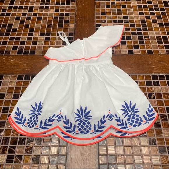 Janie and Jack Pretty and Paradise Collection Pineapple Dress - Picture 7 of 9